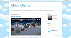 Desktop Screenshot of cloudchamp.com